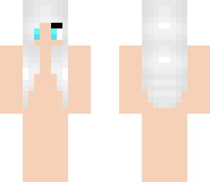 silvery-white hair base
