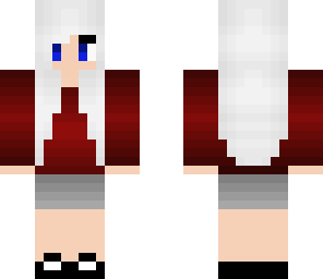 silver-haired girl