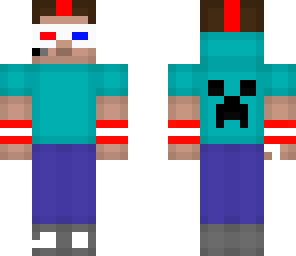 gamer steve with red mohawk