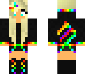 rainbow monster girl