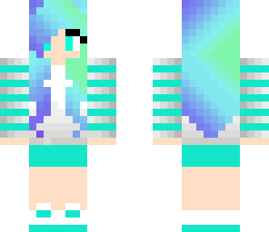 blue girl