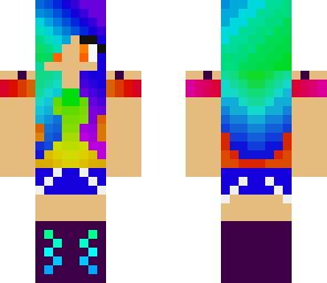rainbow girl