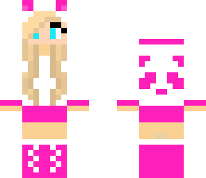 pretty pink panda