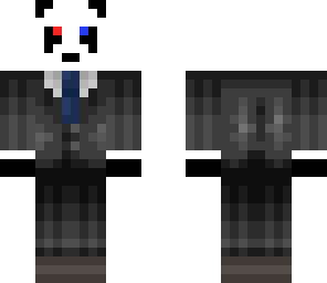 panda in a suit edit