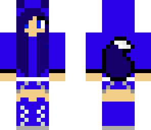 blue wolf girl
