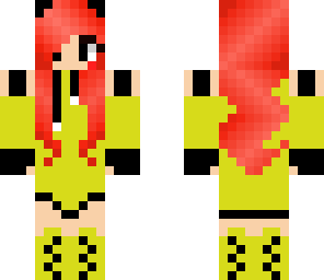pikachu dress redhead