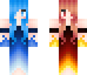 water girl vs fire girl
