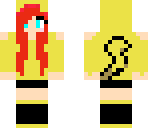pikachu girl with red hair