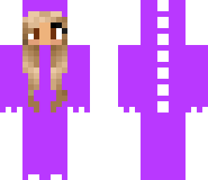 purple dino girl