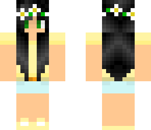 cute girl with daisy headpiece