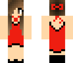 red dress
