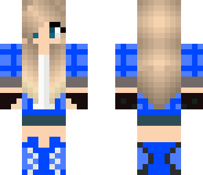 blue girl