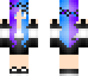 blue n' pink girl
