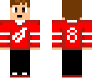 me in red wings jersey