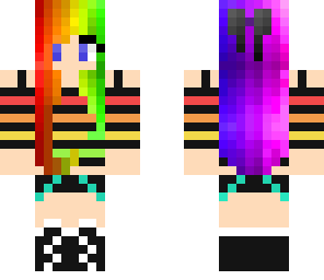 cute rainbow girl