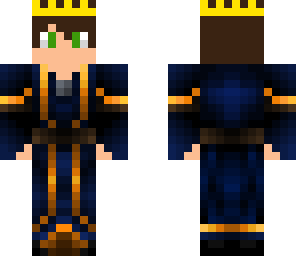 with a crown