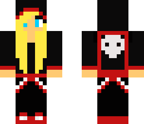 skull hoodie girl