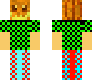 pumpkin pixel minecrafter
