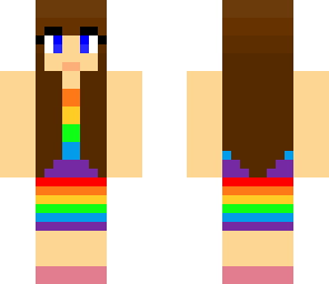 rainbow girl
