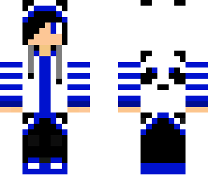 epic blue panda boy
