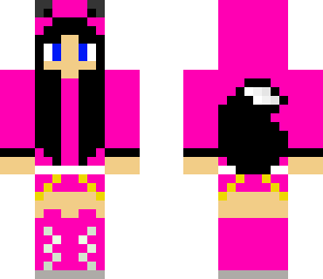 pink wolf girl