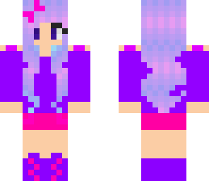 my purple cute girl