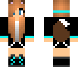 neon blue wolf