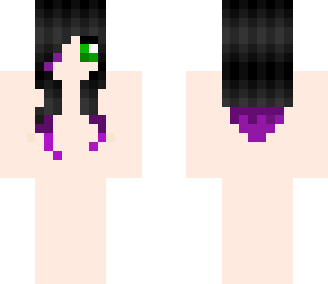 black to purple ombre base