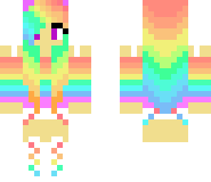 edited cute rainbow gurl