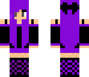 purple goth girl