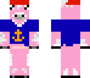 pink pirate cow