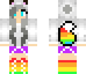 meh rainbow foxy skin
