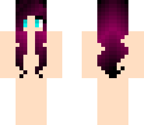 purplish pink hair skin base