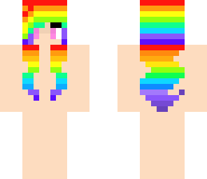rainbow hair base