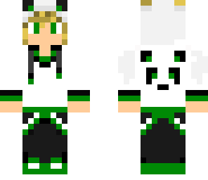 blond panda boy