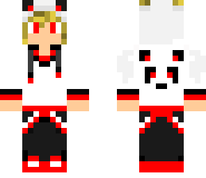 blond panda boy