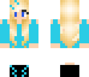 pretty blue girl