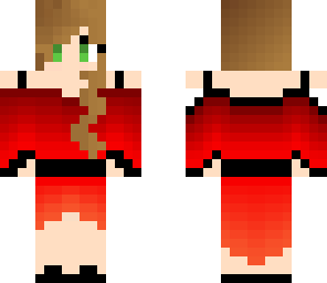 red dress