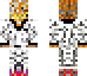 metallic pumpkin man