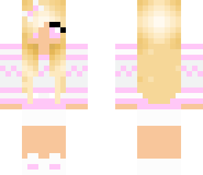 pink sweater girl