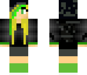 green_black hoodie