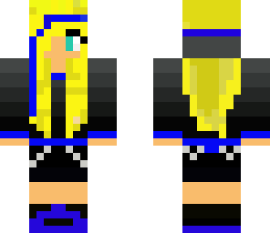 blue cool girl