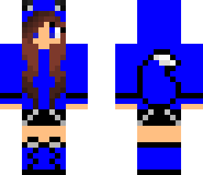 blue girl