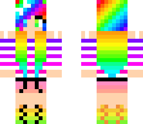 rainbow girl
