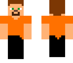 orange t-shirt smooth steve