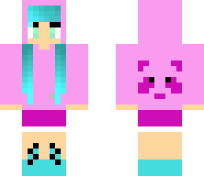 purple panda girl