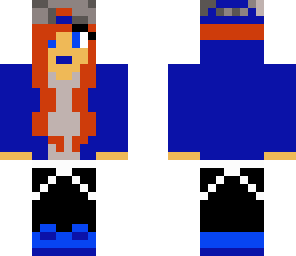 blue girl