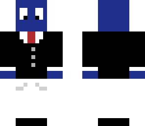 the blue man