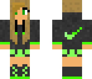 green nike girl
