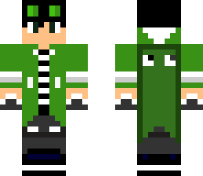 green squid teen with goggles